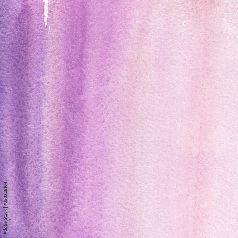 Fototapeta premium Colorful bright ink and watercolor texture on white paper background. Paint leaks and ombre effects. Hand painted abstract image.