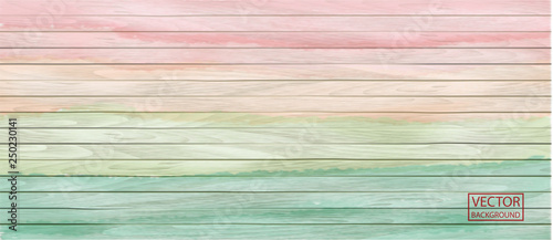 Colorful vector wood header in watercolor style on rainbow background. Background, horizontal banner. Vector abstract graphic design. Rainbow color. Flag banner design. Vintage timber texture