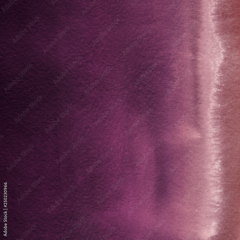 Fototapeta premium Colorful bright ink and watercolor texture on white paper background. Paint leaks and ombre effects. Hand painted abstract image.