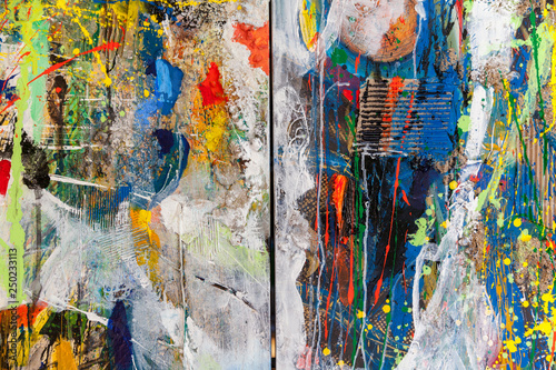 Fototapeta Naklejka Na Ścianę i Meble -  abstract background paint texture