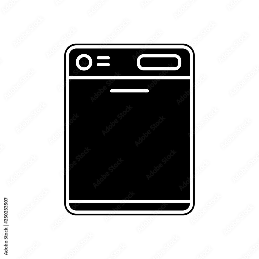 Dishwasher icon. Element of Appliances for mobile concept and web apps icon. Glyph, flat icon for website design and development, app development Dishwasher icon. Element of Appliances for mobile concept and web apps icon. Glyph, flat icon for website design and development, app development
