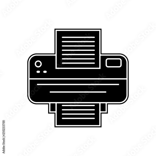 Printer icon. Element of Appliances for mobile concept and web apps icon. Glyph, flat icon for website design and development, app development © rashadaliyev