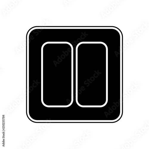 light switch icon. Element of Appliances for mobile concept and web apps icon. Glyph, flat icon for website design and development, app development