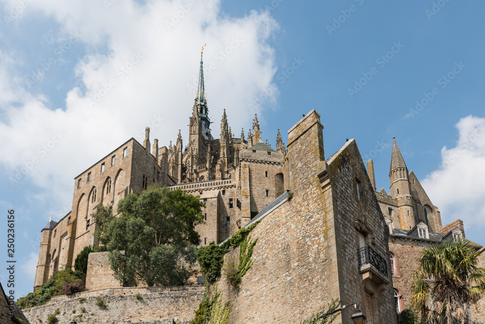 Mont-Saint-Michel abbey in Normandy, France Mont-Saint-Michel abbey in Normandy, France
