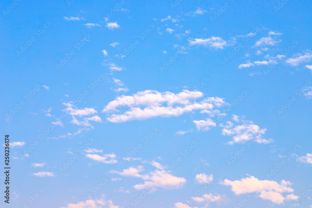 Blue sky with clouds background Blue sky with clouds background