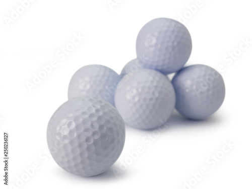 White Golf Ball.