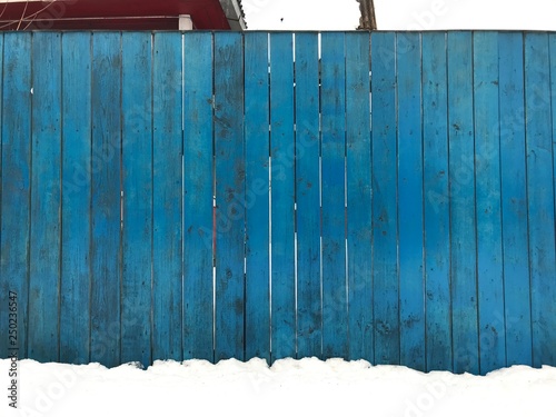 wooden blue fence. Blue wood texture background coming from natural tree. Wooden panel with beautiful patterns. Space for work