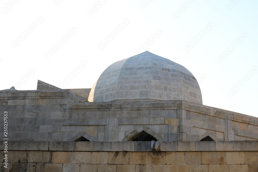 Dome of an old mosque in old city. Baku, Azerbaijan