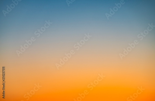 Color Gradient from the Sky at Sunset