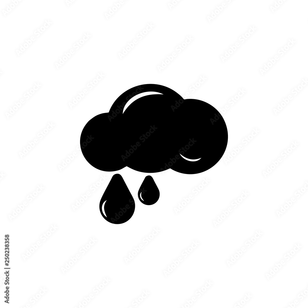 rain icon logo