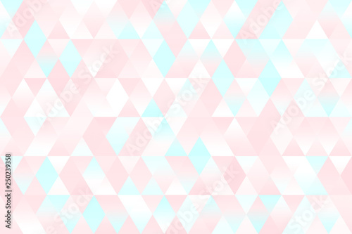 Pastel Millennial Pink Blue White Triangle Seamless Pattern Rhomb Texture Geometric Minimalism