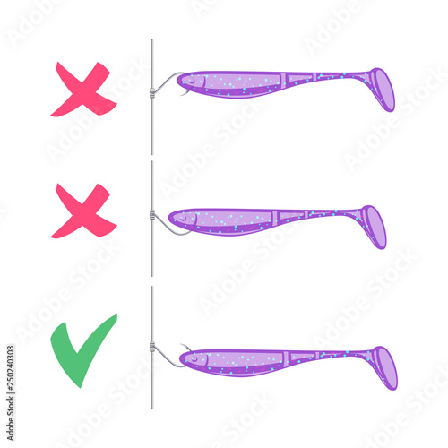 Drop shot hook setup do's and don't's