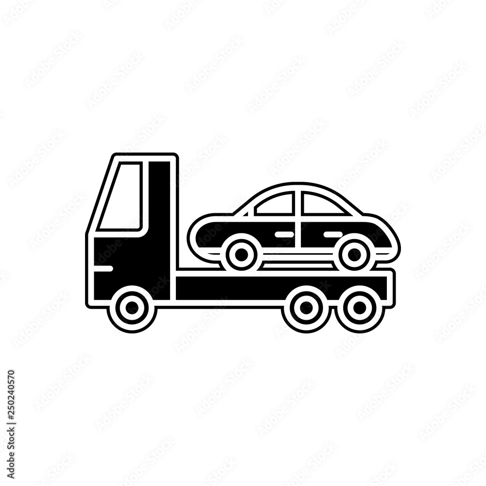 evacuator icon. Element of Cars service and repair parts for mobile concept and web apps icon. Glyph, flat line icon for website design and development, app development evacuator icon. Element of Cars service and repair parts for mobile concept and web apps icon. Glyph, flat line icon for website design and development, app development