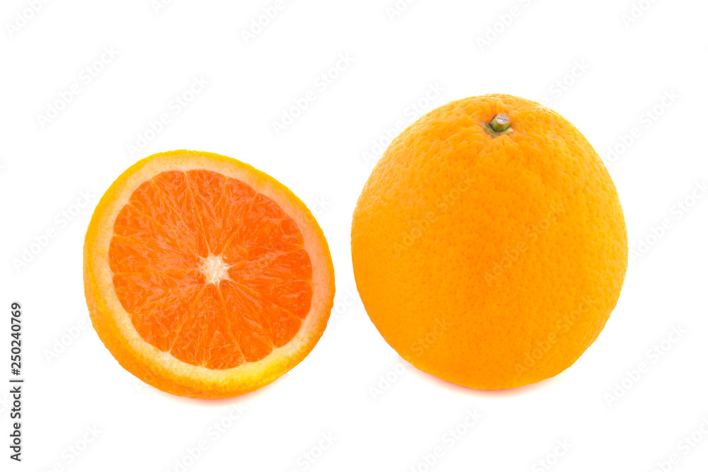 orange fruit isolated on white background orange fruit isolated on white background