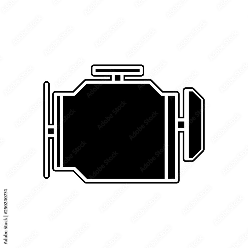engine sign icon. Element of Cars service and repair parts for mobile concept and web apps icon. Glyph, flat line icon for website design and development, app development