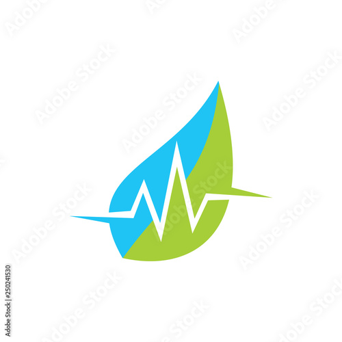 Leaf Logo Design Vector Template Isolated