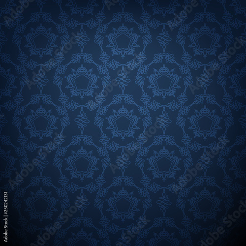 Dark blue lace background