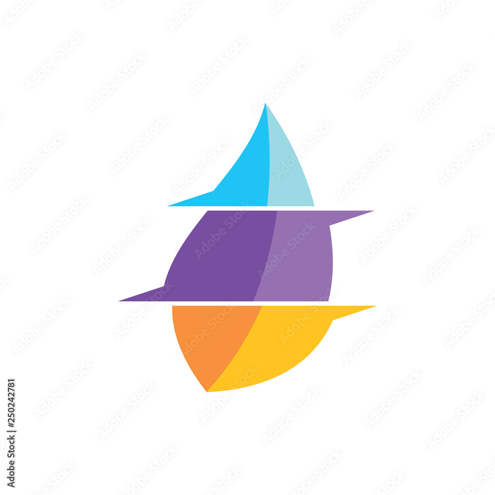 Leaf Logo Design Vector Template Isolated