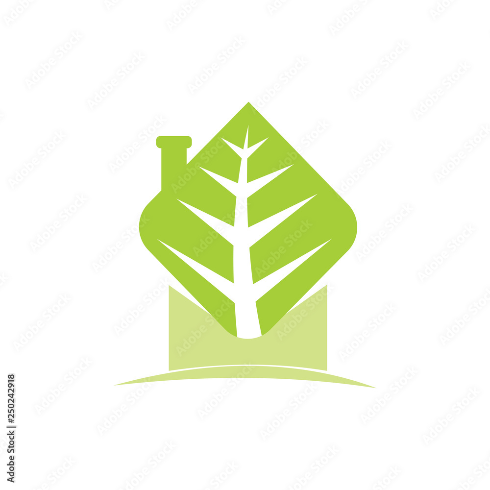 Leaf Logo Design Vector Template Isolated Leaf Logo Design Vector Template Isolated