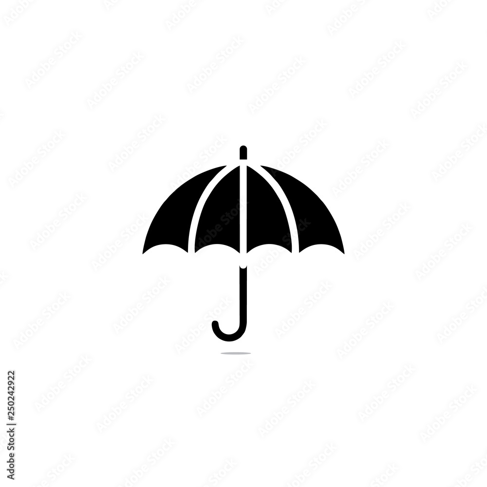 black umbrella icon