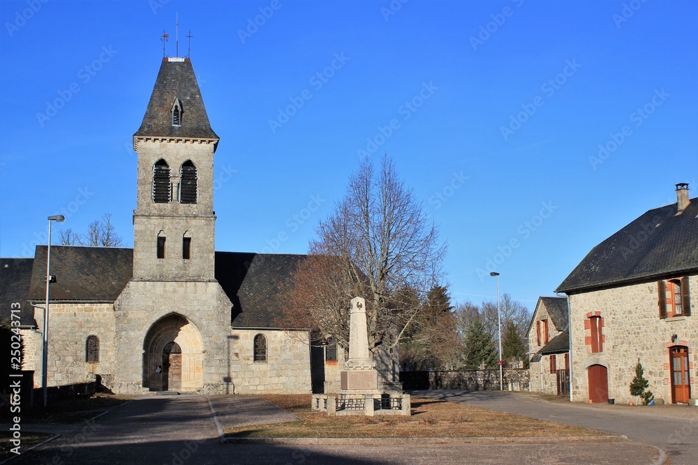 Obraz premium Eglise de Maussac (Corrèze)