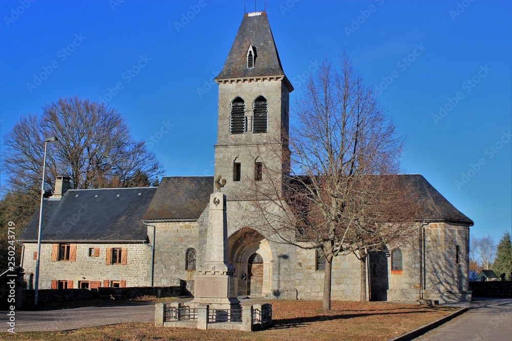 Fototapeta premium Eglise de Maussac (Corrèze)