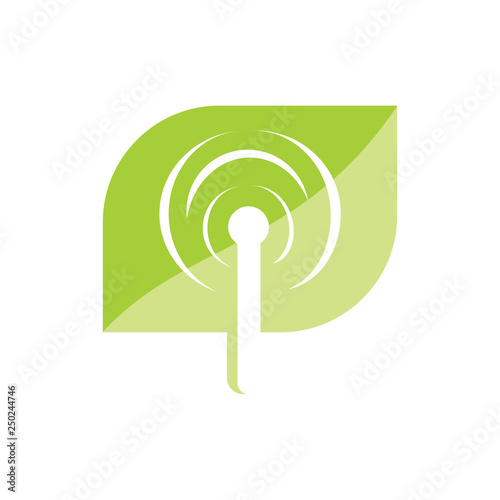 Leaf Logo Design Vector Template Isolated