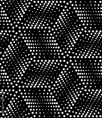 Vector seamless texture. Modern geometric background. Tile of dots.