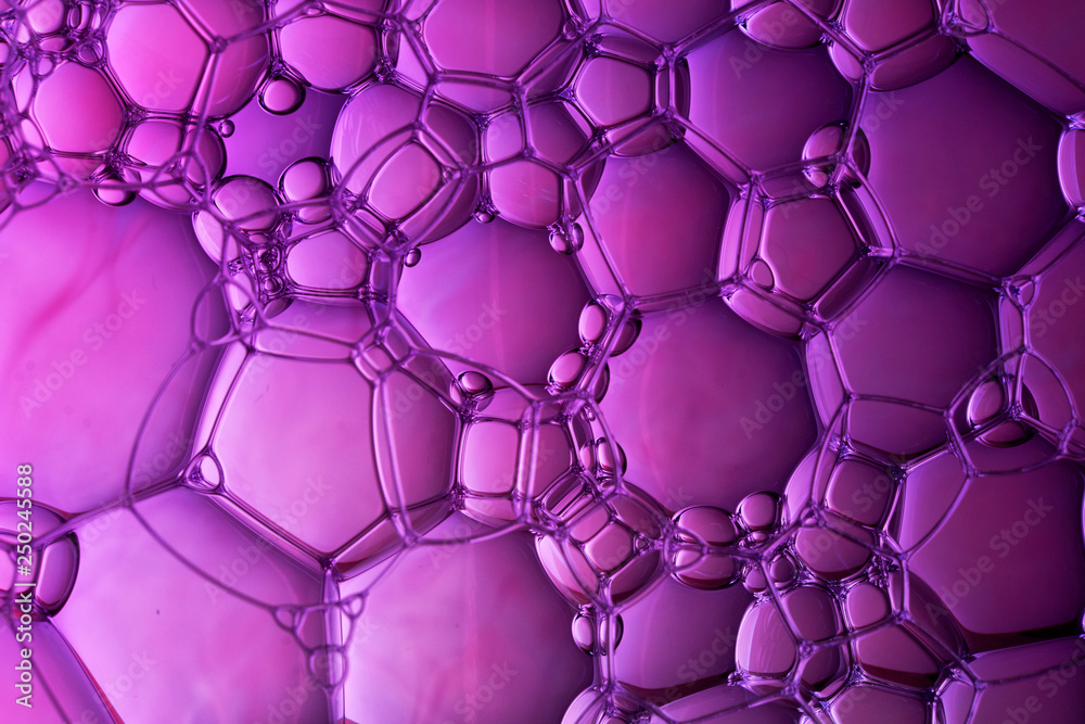 abstract background of colored bubbles