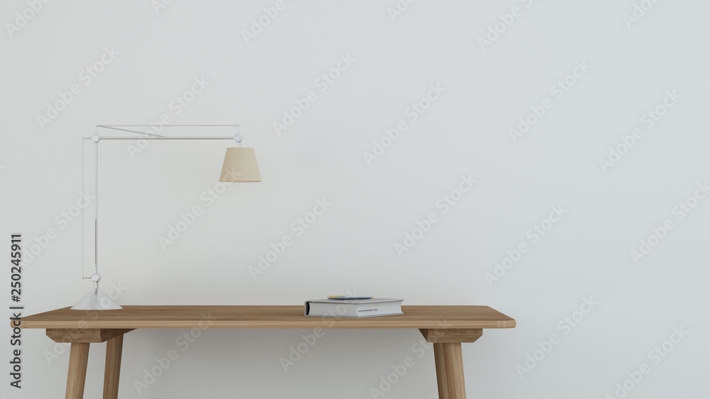 Relax space interior minimal and wall decoration empty in apartment- 3D rendering Relax space interior minimal and wall decoration empty in apartment- 3D rendering
