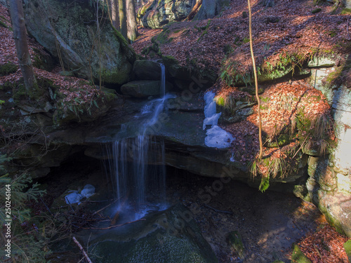 Wasserfall im Teufelsloch Altenplos photo