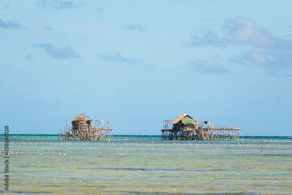 Philippine village on the water