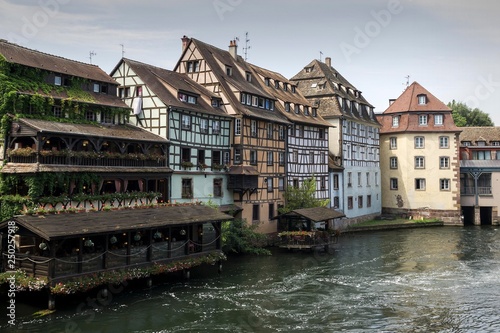 Half-timbered houses in historic old town, Gerberviertel, Le Petite France, Strasbourg, Alsace, France, Europe photo