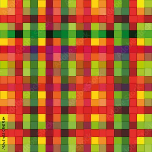 Colored plastic weave mesh. Seamless pattern image