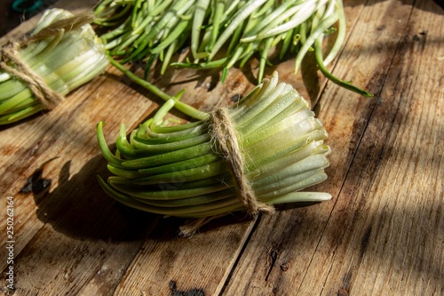 Foto bunch of wild garlic