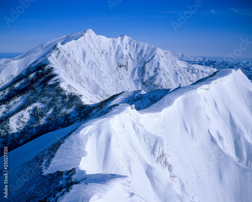 Kashima Spear-dake, severe winter period - 厳冬期の鹿島槍ヶ岳