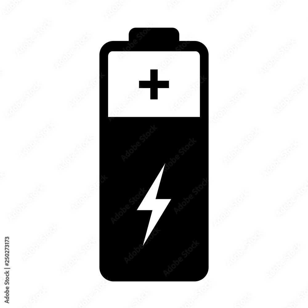 Battery vector pictogram Stock Vector | Adobe Stock