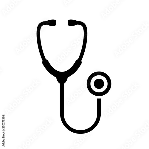 Stethoscope medical icon photo