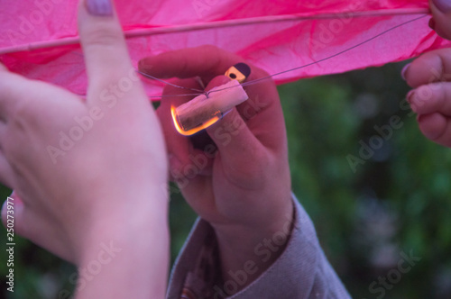 hand holding a key