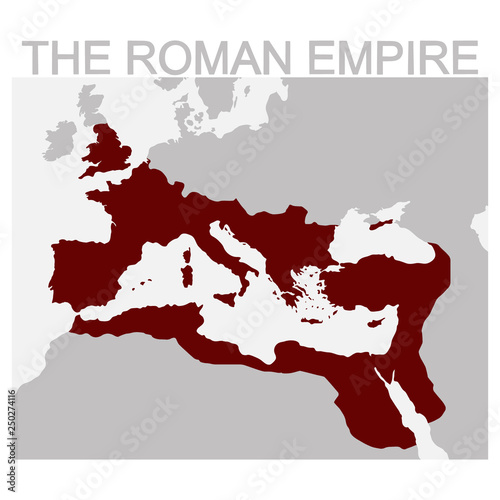 vector map of the Roman Empire