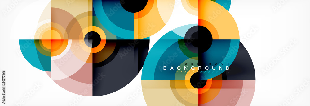 Abstract background circle design Abstract background circle design
