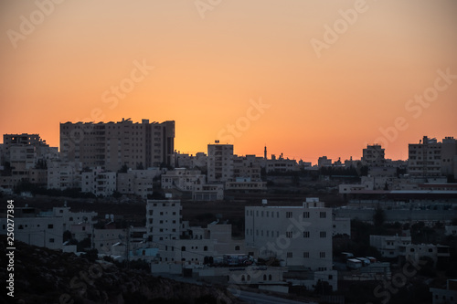 Sunset over Hebron