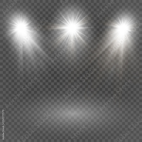 Light star white png. Light sun white png. Light flash white png. Powder dust PNG. star set. The shining of stars, beautiful sun glare. Vector illustration. 