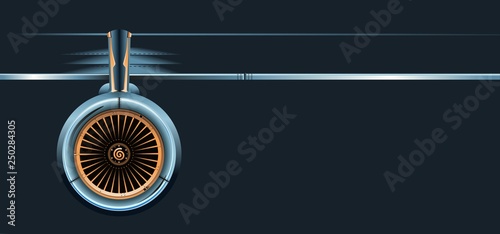 wing with turbine