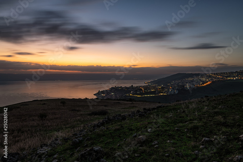 Sunrise at Tiberias Area