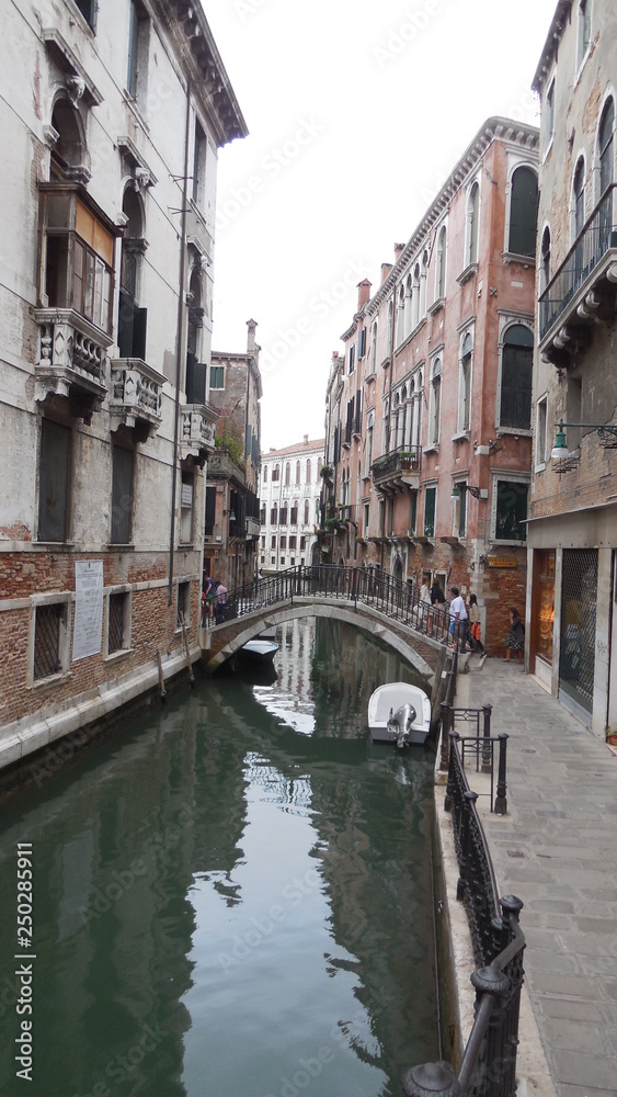 Italy, canal in Venice