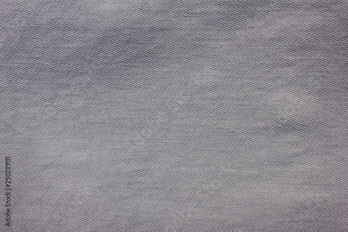 Grunge Grey and White Fabric Texture Background. Empty Gray and White Color Cloth Material, Fashion Clothing Fragment. Flat Lay Top View of Dirty Seamless Grey Fiber Pattern