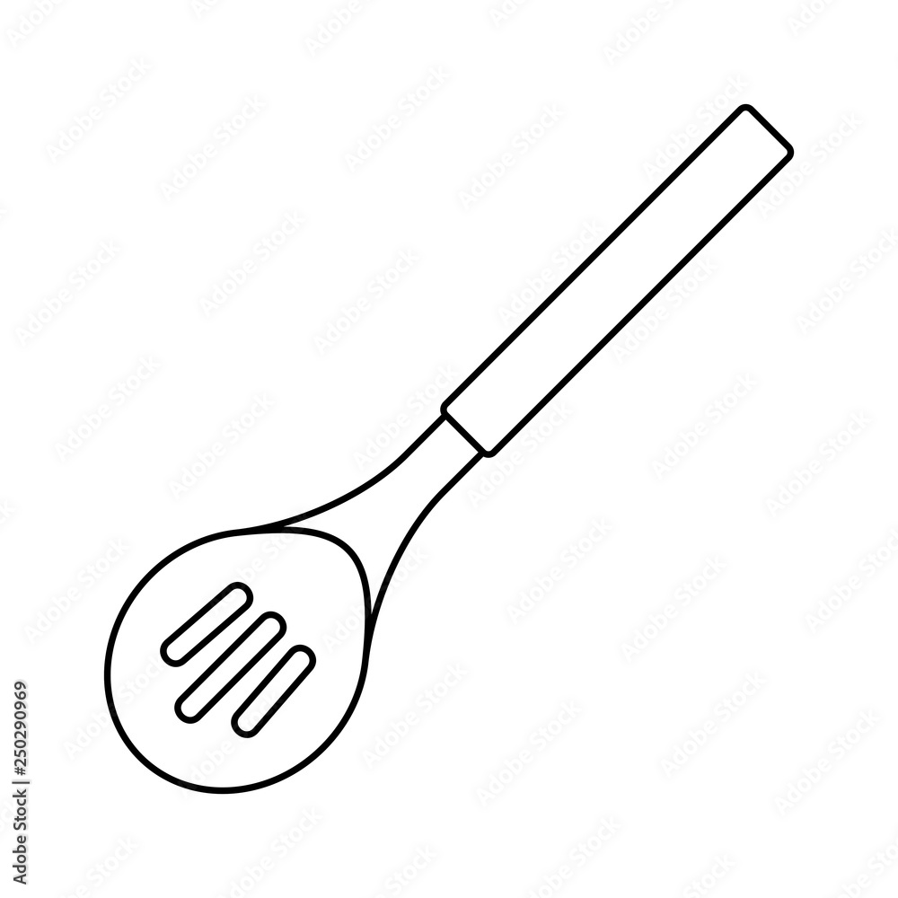 Kitchen Skimmer icon. isolated on white background Kitchen Skimmer icon. isolated on white background