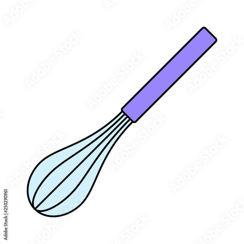 Kitchen whisk icon. isolated on white background