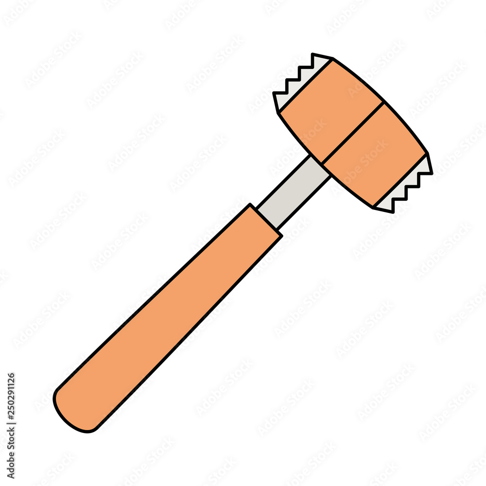 Meat tenderizer icon. isolated on white background Meat tenderizer icon. isolated on white background